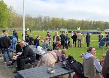 Der var lagt op til en festlig dag til indsamlingsløbet med Børnehaven Kollegieparken. Foto: Jesper Kjærgaard