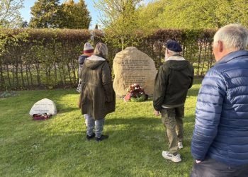 Smuk mindestund på Hjørring Kirkegård 4. maj 2026. Foto: Palle W. Nielsen