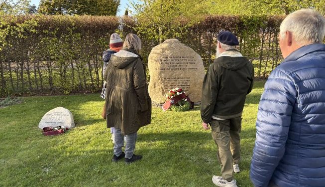 Smuk mindestund på Hjørring Kirkegård 4. maj 2026. Foto: Palle W. Nielsen