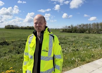 Kent Dalby Pahl er trukket i arebjdstøjet for Agri Energy ved Vrå. Foto: Privat.