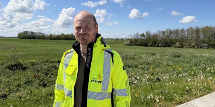 Kent Dalby Pahl er trukket i arebjdstøjet for Agri Energy ved Vrå. Foto: Privat.
