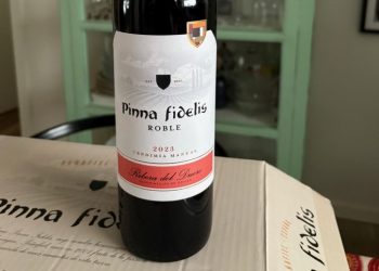Maj måneds vin hos Arnes Vinimport i Skolegade i Hjørring er fra Pinna Fidelis i Ribera del Duero området. Foto: Palle W. Nielsen