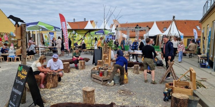 Masser af aktiviteter i børnehøjde på Family-scenen. Foto: Naturmødet.