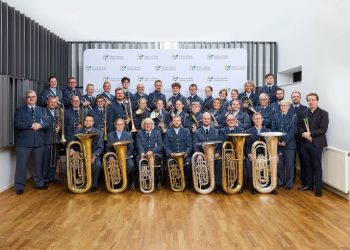 Flyverhjemmeværnets Musikkorps. Pressefoto