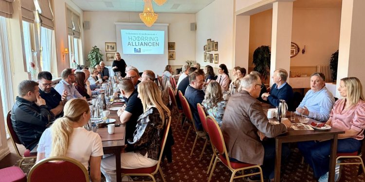 Tirsdag holdt Hjørring Allaincen morgenmøde på Hotel Phønix. Foto: Betina D. Jensen.