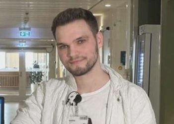 Mathias Thomsen på Regionshospital Nordjylland i Hjørring. Foto: PenSam/FOA.