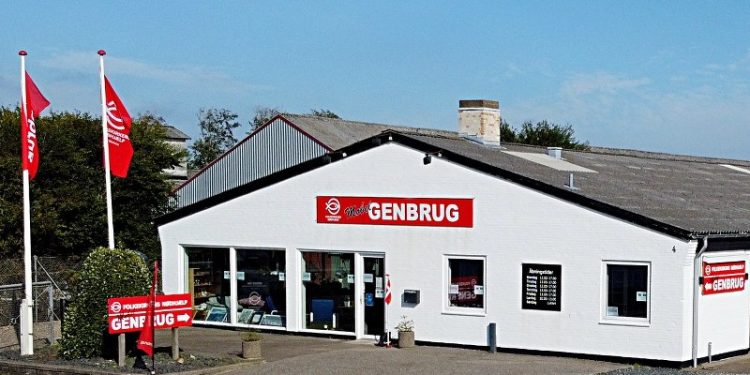 Folkekirkens Møbelnødhjælpsbutik på Hestkærvej i Hjørring.