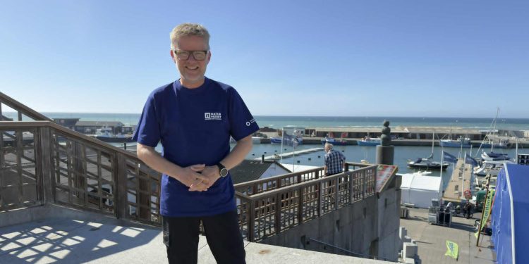 Naturmødechef Leif Lund Jakobsen er klar til den store event i Hirtshals. Foto: Niels Skipper.