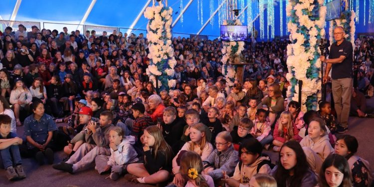 Børnenes fredag i Thunderdome. Foto: Naturmødet.