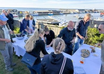 Østerværkstedet var populært ved arrangementet hos Musholm og DPPO. Foto: Niels Skipper.