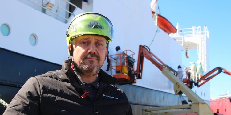 Thomas Diget fra EnTech Marine A/S i Hirtshals. Foto: Terje Engø.