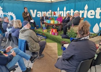 Debat i Vandministeriet under Naturmødet. Foto: Arkiv.