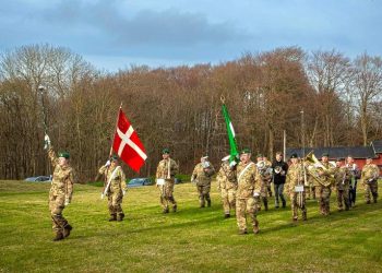 Hjemmeværnets Musikkorps Nordjylland er med i mindehøjtidelighederne 4. maj. Privatfoto