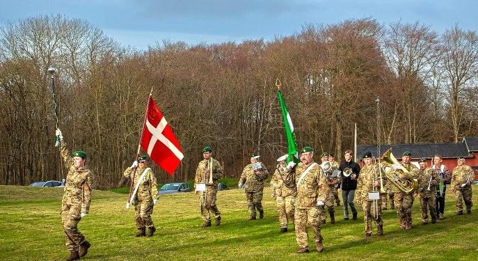 Hjemmeværnets Musikkorps Nordjylland er med i mindehøjtidelighederne 4. maj. Privatfoto