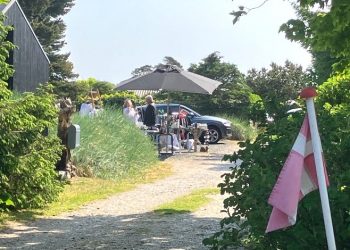 Der er stande overalt i Tversted Pinselørdag. Arkivfoto: Palle W. Nielsen