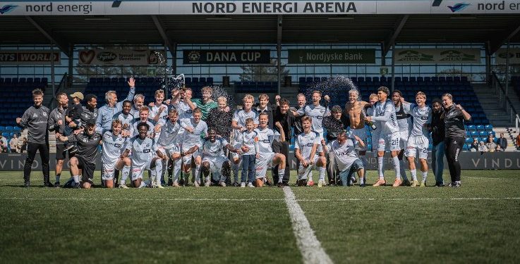 Vendsyssel FF rykkede den 24. maj 2026 op i landets næstbedste fodboldrække. Foto: VFF
