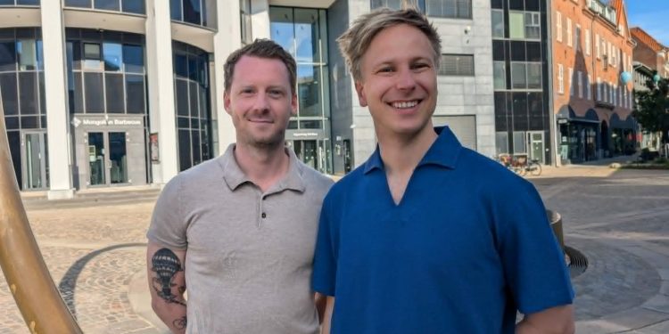 Stifterne bag Small Detectives, Kristoffer Wolsing og Mathias Damgaard. Foto: Privat.