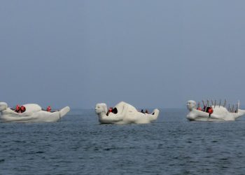Alle tre Life-Boats på række. Foto: Claus Ørntoft.