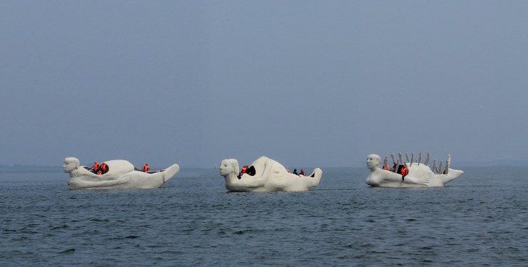 Alle tre Life-Boats på række. Foto: Claus Ørntoft.
