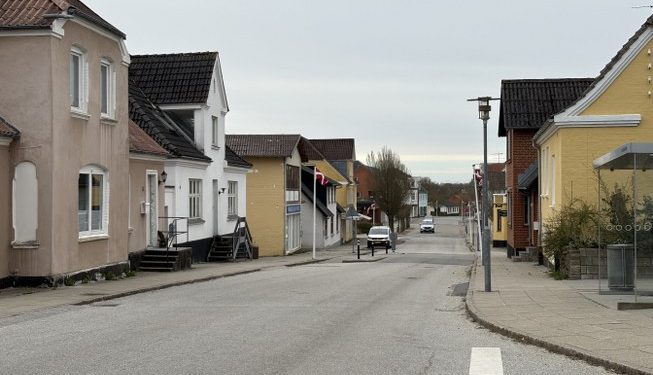 Der skal mere liv i Bindslevs midtby.  Foto: Palle W. Nielsen