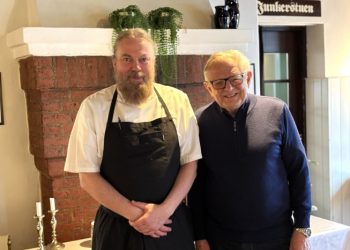 Finn Madsen og Åge Vinther er to af Tannishus' historiske personer. Foto: Palle W. Nielsen