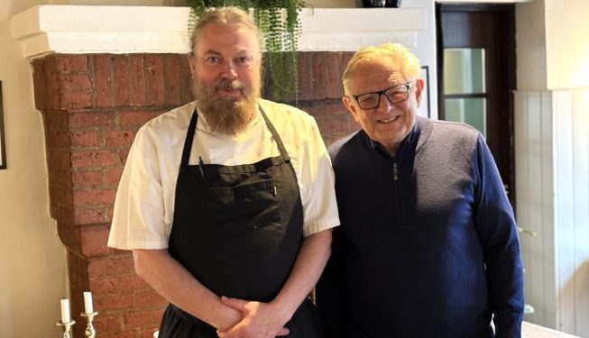 Finn Madsen og Åge Vinther er to af Tannishus' historiske personer. Foto: Palle W. Nielsen