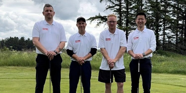 Vinderne hos Team SuperBrugsen. Foto: Privat.