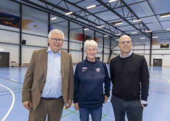 Søren Smalbro, Jette Andersen og Christian Frost Lauritsen. Foto: Dana Cup.