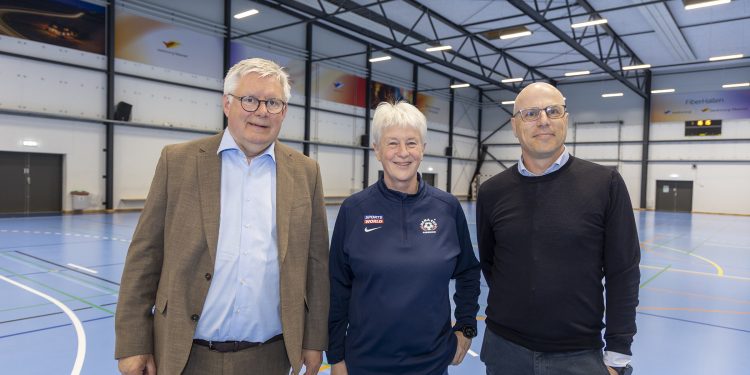 Søren Smalbro, Jette Andersen og Christian Frost Lauritsen. Foto: Dana Cup.