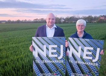 Andreas Huus Andersen og Annette Dyrbye Jensen fra Danmarksdemokraterne (Æ).