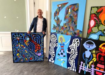 Til daglig har billedkunstneren Torben Nilsson atelier og værksted i den tidligere arrest i Hjørring. Foto: Palle W. Nielsen
