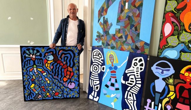 Til daglig har billedkunstneren Torben Nilsson atelier og værksted i den tidligere arrest i Hjørring. Foto: Palle W. Nielsen