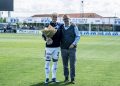 Mads Nybo og sportschef Jens Hammer Sørensen. Foto: VFF.