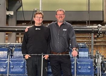 Marius Bruun og  Peter Weesgaard. Foto: Weesgaard Mechanical Support.