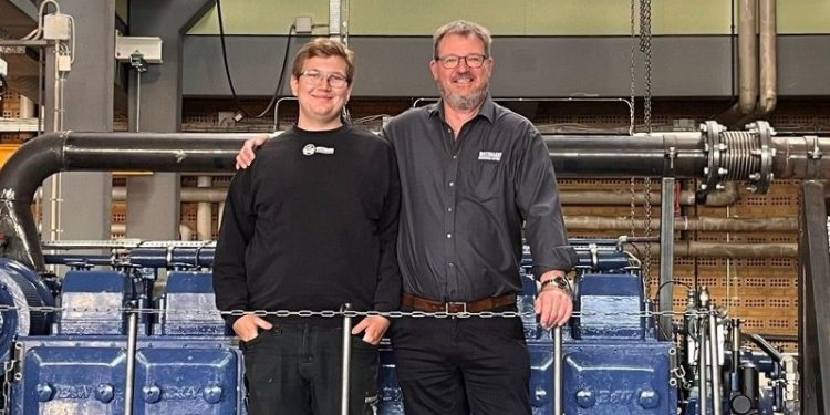 Marius Bruun og Peter Weesgaard. Foto: Weesgaard Mechanical Support.