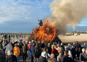 Sankt Hans i Løkken. Foto: Privat.