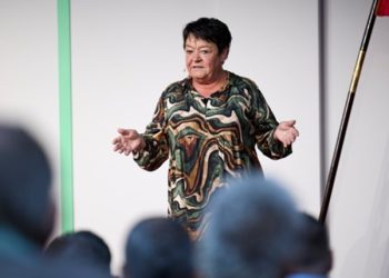 Formand Mona Striib. Foto: FOA.
