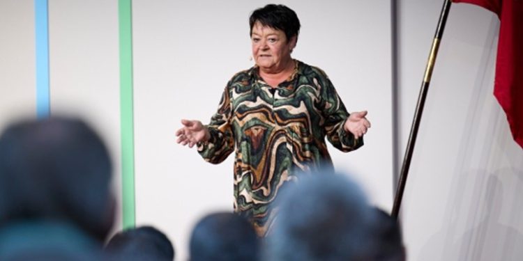 Formand Mona Striib. Foto: FOA.