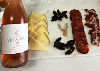 Villarrica Rose Rioja – Traditionel rosé fra Rioja - med spanske specialiteter. Privatfoto