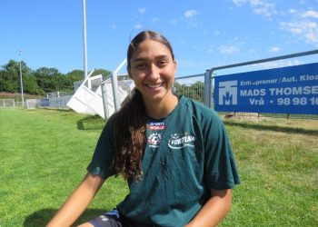 Samantha Rodiguez er en del af det columbianske U20 landshold. Foto: Helle Møller Riis.