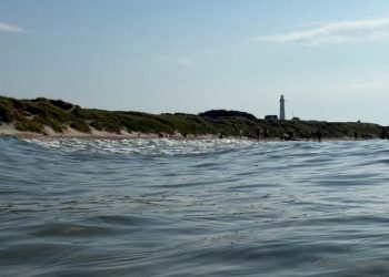 Havet ved Husmoderstranden. Foto: Arturs Pirazkov.