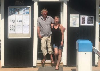 Line og Mogens hos Egelunds Camping i Lønstrup. Foto: Privat.-
