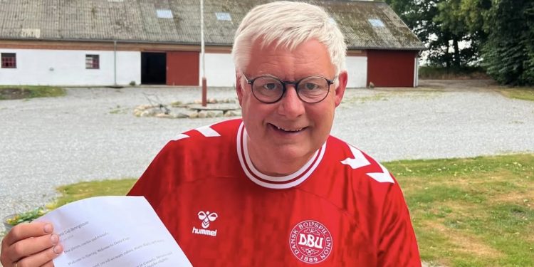Borgmester Søren Smalbro har talen klar til åbningsceremonien ved Dana Cup. Foto: Privat.
