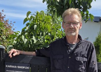 Jesper Moselund er indehaver af den lokale virksomhed Karma Shop DeLuxe. Foto: Privat.