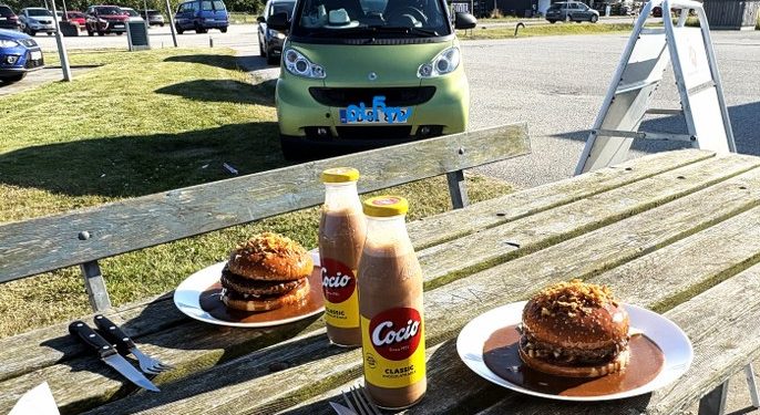 Restaurant Trinbrættet i Sindal blev valgt til opladning på vej på Skagen. Foto: Palle W. Nielsen
