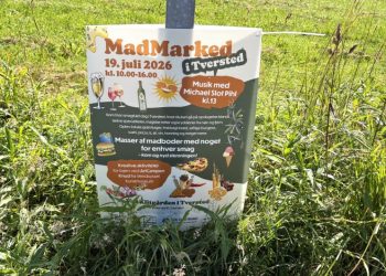 Madmarked søndag i Tversted med lækkerier fra nordjyske producenter og fra den nordjyske natur. Foto: Palle W. Nielsen