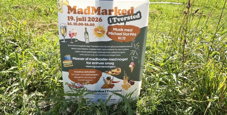 Madmarked søndag i Tversted med lækkerier fra nordjyske producenter og fra den nordjyske natur. Foto: Palle W. Nielsen