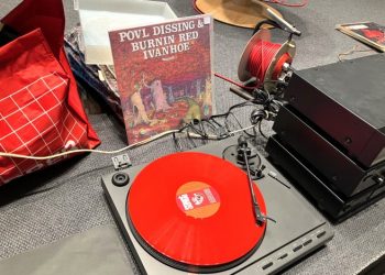 Musik på vinyl, pladespiller, køb og salg - Vinyl Bazar i Tversted. Arkivfoto: Palle W. Nielsen